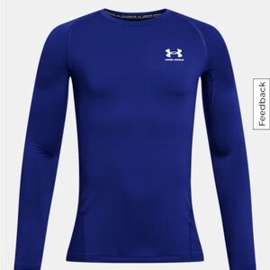 Under Armour ColdGear Royal Blue Long Sleeve Top - brand new